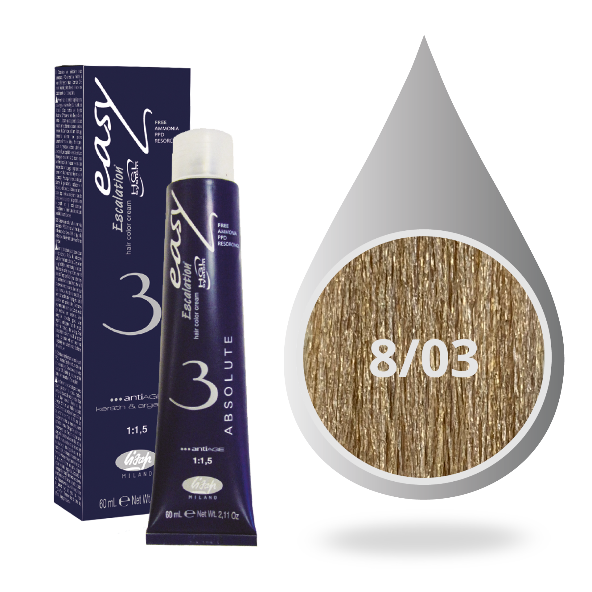 LISAP - ABSOLUTE 3 8/03 - NATUURLIJK LICHT GOUDBLOND